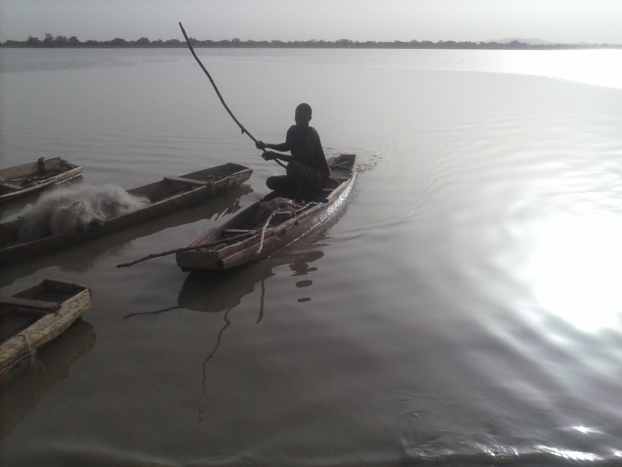 Pêche pratiquée sur le lac Higa